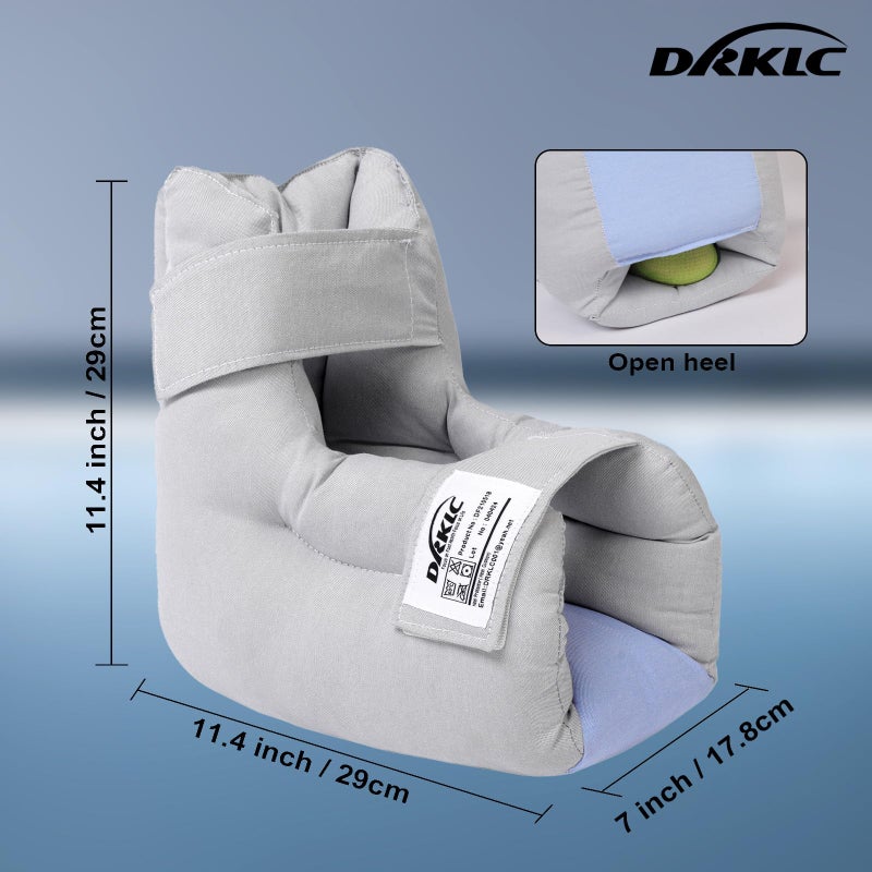 Drklc Heel Protector Cushion Pillow to Relieve Pressure from Sores and Ulcers  Adjustable Foot Pillow for Bedridden Patients Supplies  Ankle Pillow for Heel Pain(1 PC) - Image 3
